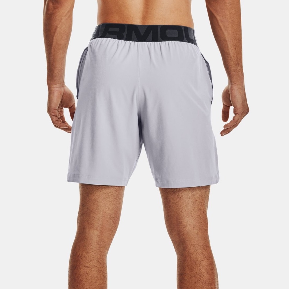 Mens Under Armour Elevated Woven 2.0 Shorts in “Mod Grey / Pitch Grey”